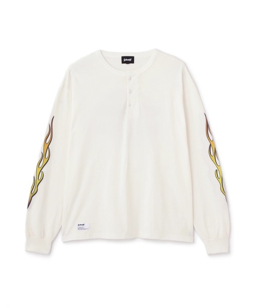 Schott N.Y.C（ショット） tシャツ Schott/ショット/FIRE PTTERN