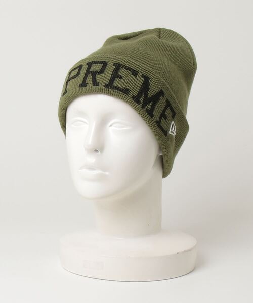 Supreme（シュプリーム） ニットキャップ「NEW ERAコラボ」 - グリーン