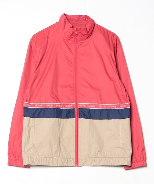 STUSSY 「STUSSY」 ナイロンブルゾン S レッド メンズ