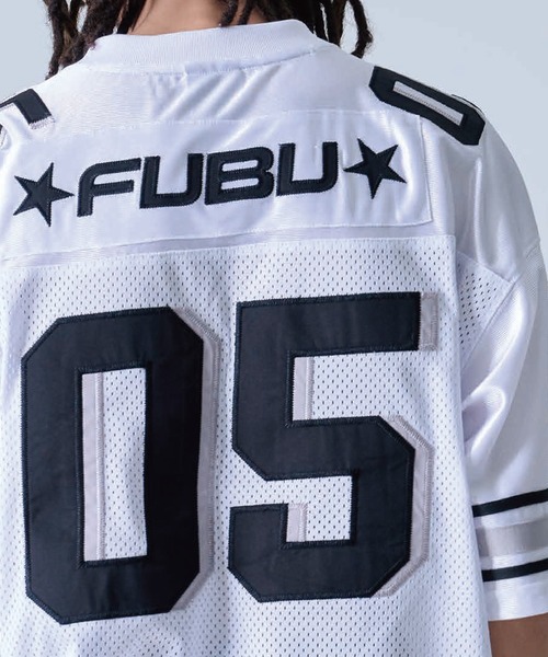 美品！フブ　fubu メッシュ　ゲームシャツ　フットボールシャツ　ＸＬ 楽天市場】【送料無料】FUBU OG GAME SHIRT【LIGHT BLUE】(M・L
