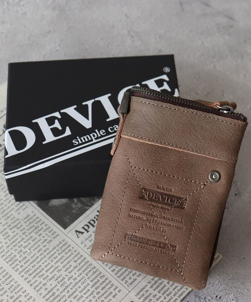 DEVICE（デバイス） 財布 DEVICE WORK 二つ折り財布 DPL60058 メンズ