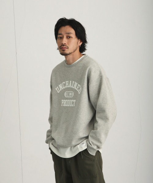 UNCORD 「UNCORD」 スウェットカットソー LARGE オートミール