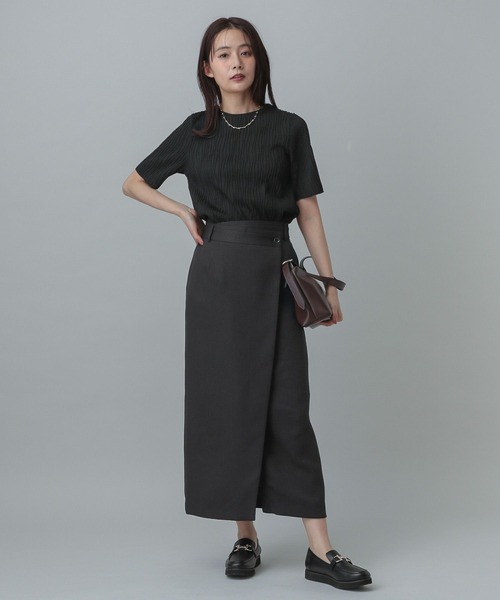 「GLOBAL WORK」 半袖カットソー LARGE アイボリー レディース