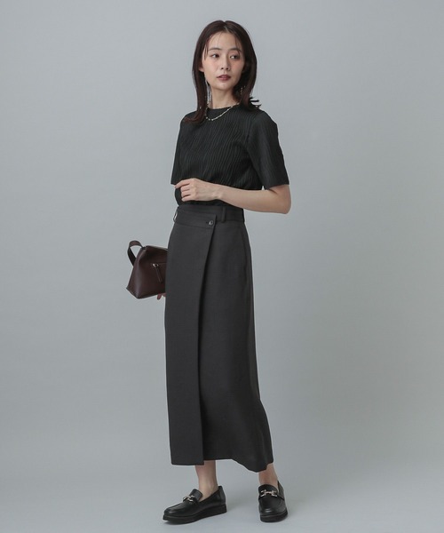 「GLOBAL WORK」 半袖カットソー LARGE アイボリー レディース
