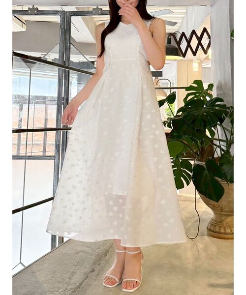 dazzlin（ダズリン） ワンピース TOYジャカードカットアウトワンピース