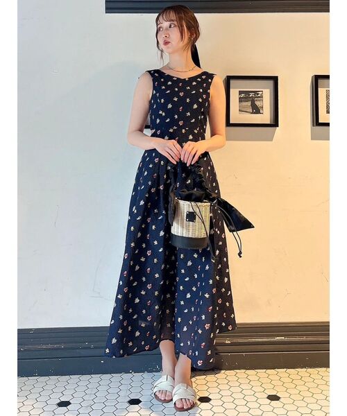 dazzlin（ダズリン） ワンピース TOYジャカードカットアウトワンピース