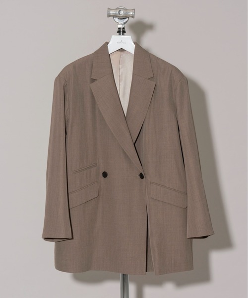 MAISON SPECIAL ブラウン テーラードジャケット 02 MAISON SPECIAL 「MAISON SPECIAL」 テーラードジャケット FREE