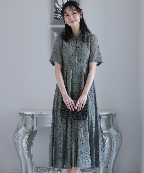 PourVous 「PourVous」 半袖ワンピース M ブラウン レディース PourVous 「PourVous」 半袖ワンピース M ブラウン レディース