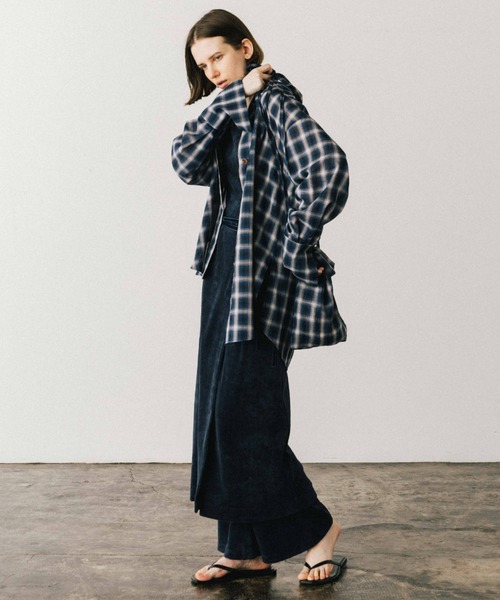 CREDONA（クレドナ） パンツ COTTON VELOUR LAYERED PANTS/コットン