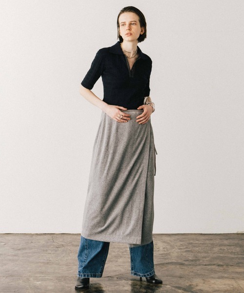 CREDONA（クレドナ） パンツ COTTON VELOUR LAYERED PANTS/コットン