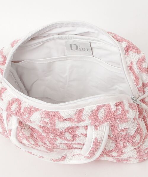 Christian Dior トロッター パイル ハンドバッグ ピンク ロゴ Christian Dior 「Christian Dior」 トロッター パイル
