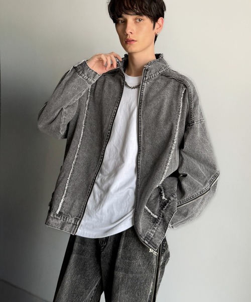DIESEL ！デニムジャケット フリンジ加工 デニムジャケット 