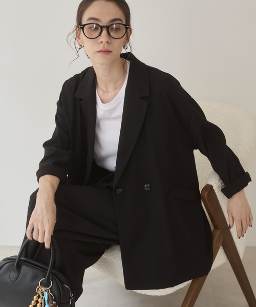 ANGIE ジャケット テーラードジャケット 「セットアップ対応」ライト