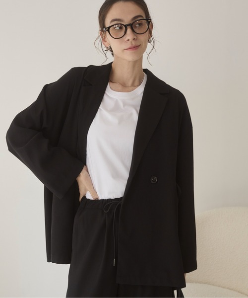 ANGIE ジャケット テーラードジャケット 「セットアップ対応」ライト