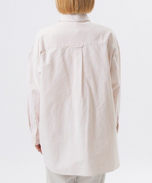 BEAMS BOY ブラウス シャツ ビッグ ボタンダウン レディース