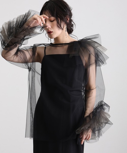 atlo（アトロ） ドレス ブルーミングチュール2点セットIライン