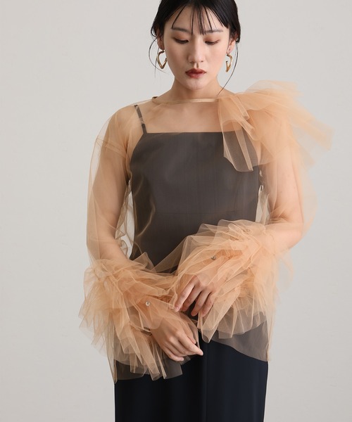 atlo（アトロ） ドレス ブルーミングチュール2点セットIライン