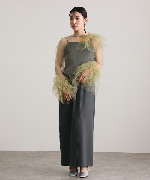 atlo（アトロ） ドレス ブルーミングチュール2点セットIライン