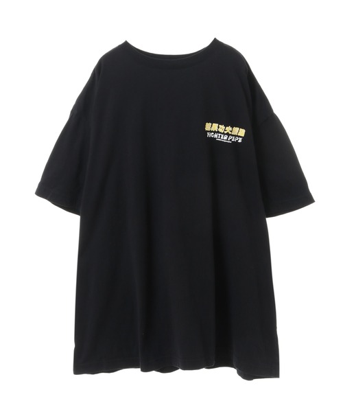 「Candy Stripper」 半袖Tシャツ 2 オフホワイト レディース