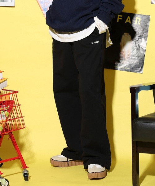 NERDY スマホショルダー ワイドパンツ スウェットパンツ ジャージ