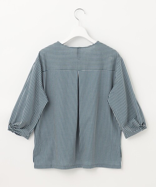「J.PRESS」 7分袖カットソー MEDIUM グリーン レディース