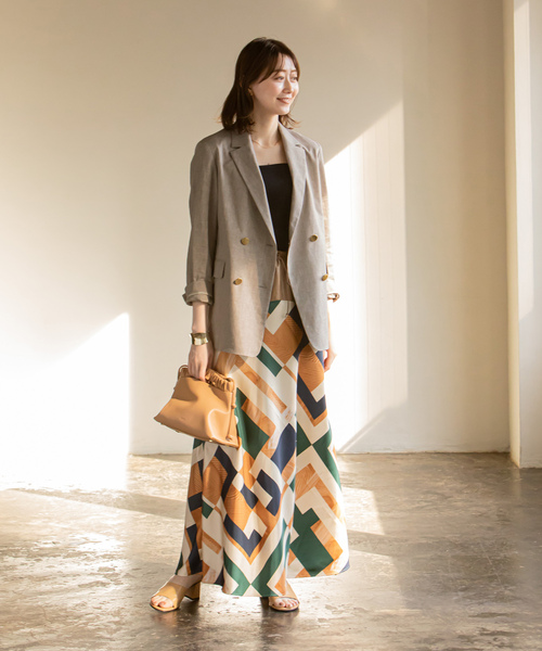 NOBLE（ノーブル） テーラードジャケット 38 モカ レディース