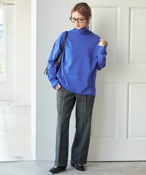 週末値下げ　未使用　SpickandSpanバルキーヤーンルーズニット ウォッシャブルPEバルキーヤーンルーズニット（ニット／セーター