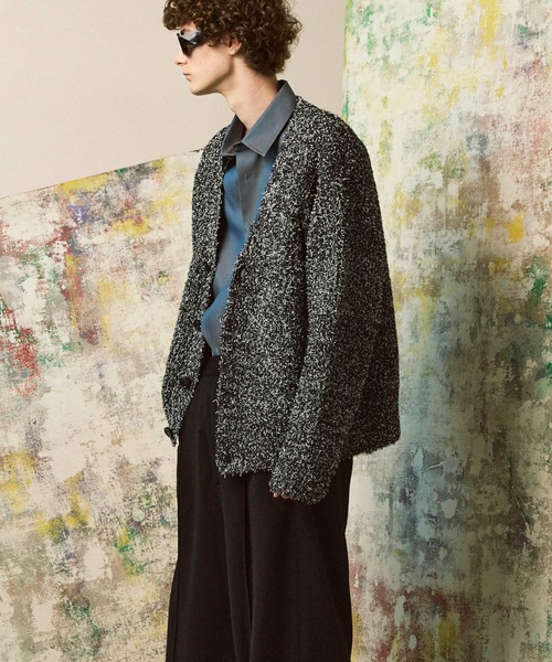 MAISON SPECIAL カーディガン(size 1) MAISON SPECIAL（メゾンスペシャル） カーディガン 1 ブルー メンズ