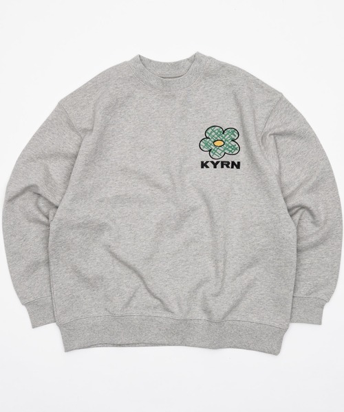 kaoyorinakami トレーナー スウェット KYRN big flower sweat / KYRN 