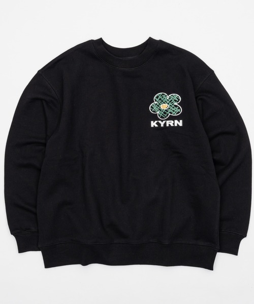 kaoyorinakami トレーナー スウェット KYRN big flower sweat / KYRN