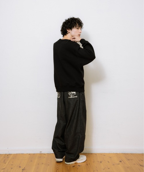 kaoyorinakami トレーナー スウェット KYRN big flower sweat / KYRN