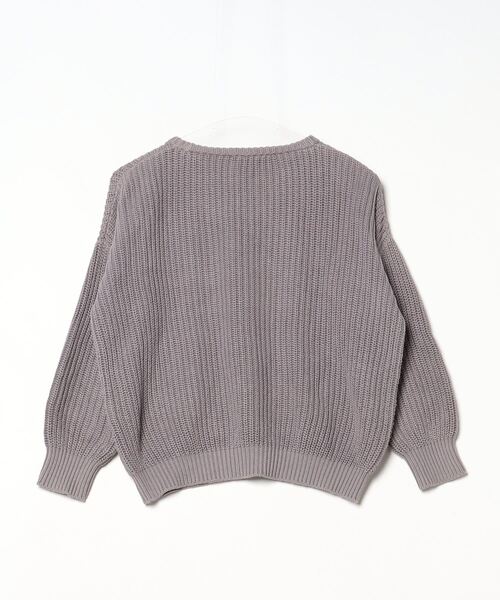 「VONDEL」 長袖ニット S パープル レディース_画像2