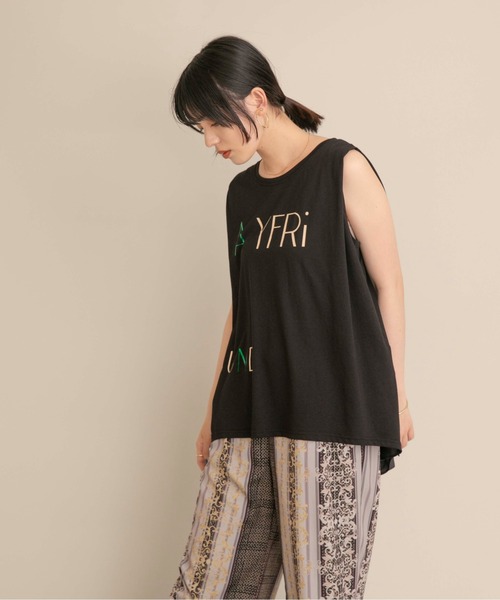「Eimee Law」 ノースリーブトップス 38 ピンク レディース_画像3