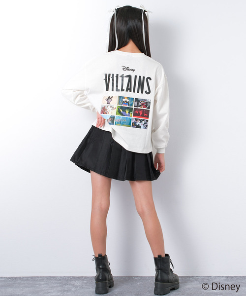 Disney（ディズニー） tシャツ Disney VILLAINS ヴィランズ ロングT 
