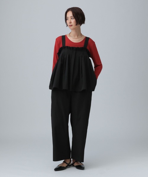 LEPSIM（レプシィム） サロペット オーバーオール タック