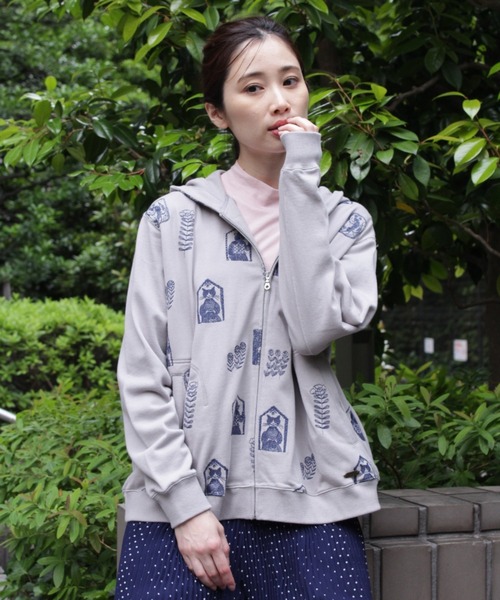 SUPER HAKKA（スーパーハッカ） パーカー SUPER HAKKA×保坂優子 「窓と