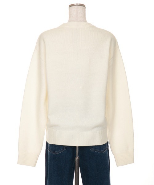 美品 ミスアドラ バードニット  チェスティ Chesty（チェスティ） ニット セーター フラワーモチーフカットアウト