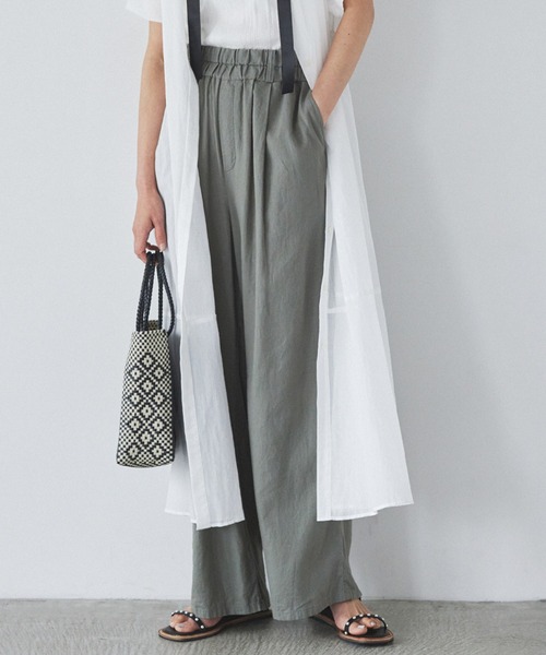 「BARNYARDSTORM」 イージーパンツ 0 カーキ レディース_画像7