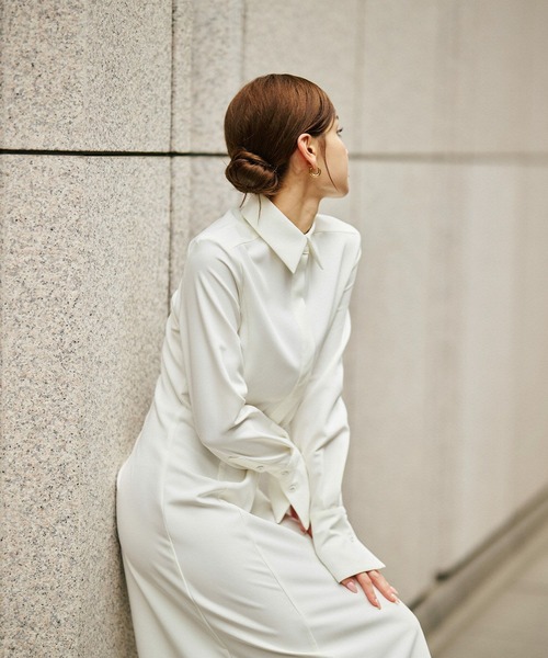 KINO THE KEI ワンピース フィット シャツ ドレス : ZOZOTOWN Yahoo!店