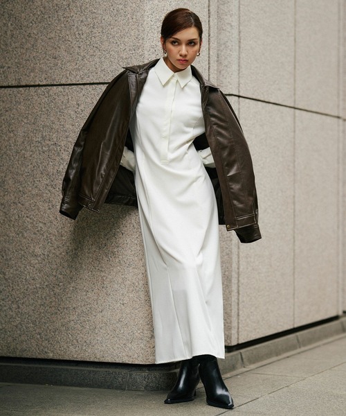 KINOTHEKEI ワンピース KINO THE KEI | アシンメトリー ドレープ キャミ ワンピース KINO THE