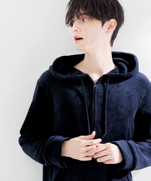 Dita（ディータ） パジャマ マイクロファイバージップパーカー×パンツ