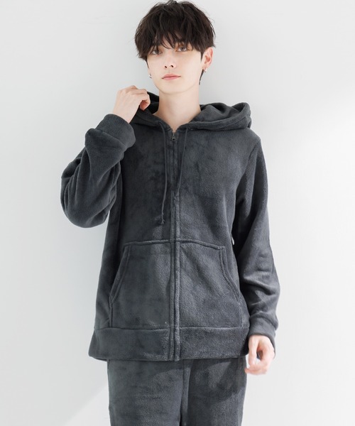 Dita（ディータ） パジャマ マイクロファイバージップパーカー×パンツ