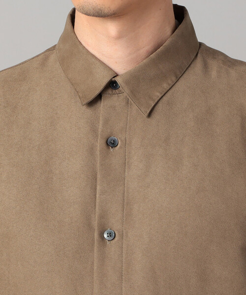 COMME CA MEN（コムサメン） シャツ ビーガンスエード レギュラー