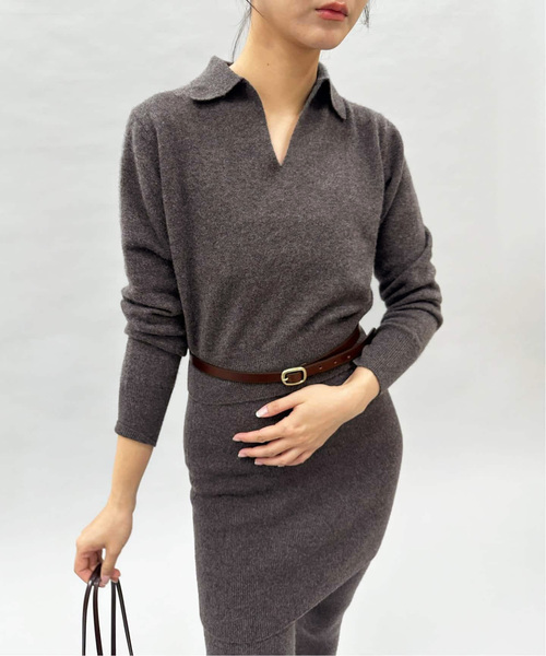 EDIT. FOR LULU カシミヤスキッパートップ EDIT. FOR LULU（エディットフォールル） ニット セーター カシミヤ