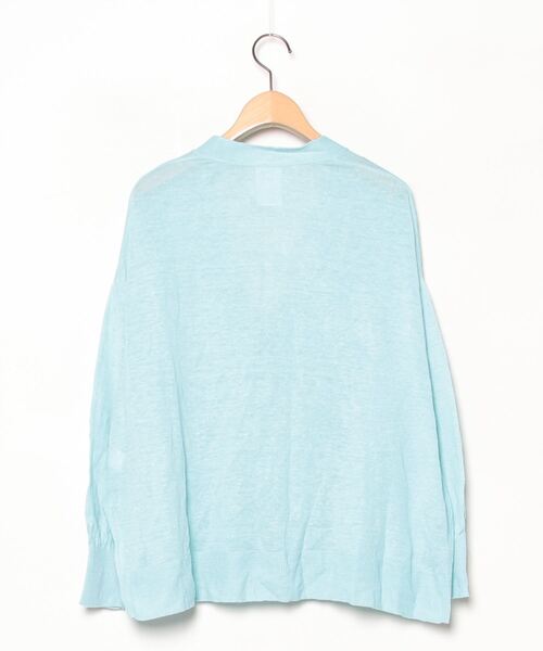 「green label relaxing」 カーディガン FREE ライトブルー レディース_画像2