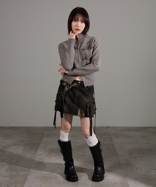 apres jour mignon（アプレジュールミニョン） ニット セーター クロス