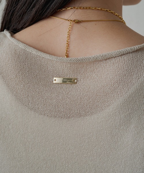 「LOUNGEDRESS」 長袖ニット FREE オフホワイト レディース_画像6