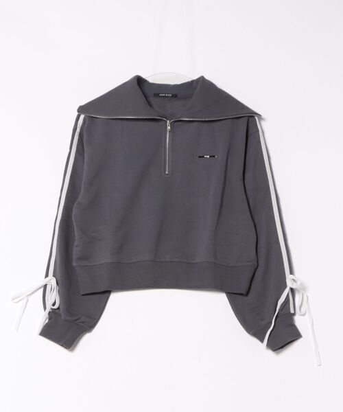 one way tシャツ ライン入りハーフジップ レディース : ZOZOTOWN Yahoo