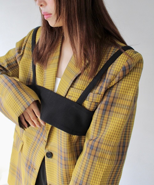 「SANSeLF」 キャミソール FREE ブラック レディース_画像3