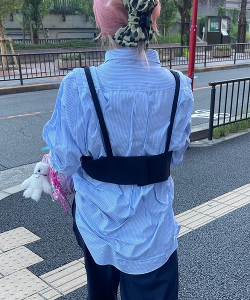 「SANSeLF」 キャミソール FREE ブラック レディース_画像8